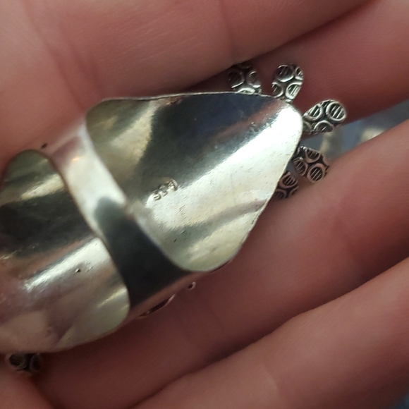 New Unique Rainbow Moonstone & London Blue Topaz 925 Silver Flowers Ring. - Picture 9 of 12